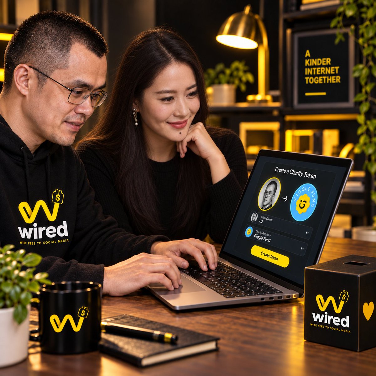 wiredupbnb's tweet photo. One launch can keep funding a cause whenever creator fees settle.

Take Giggle Fund as an example. Select Giggle Fund during launch and WIRED assigns 100% of supported, reconciled creator fees to its fixed verified destination. The charity registry handles the routing from day one.

Which cause should we add next?