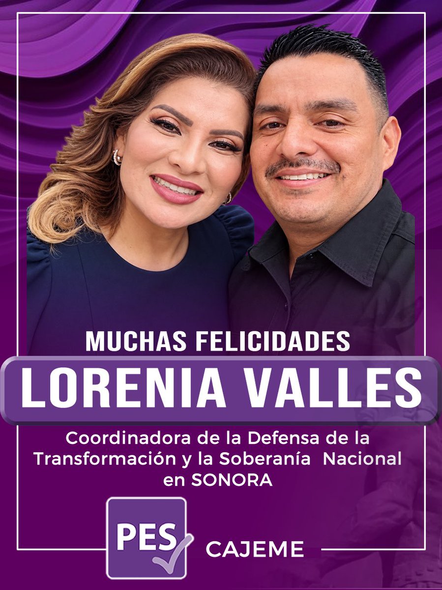 edgar_morenaGL's tweet photo. ¡Muchas Felicidades, Lorenia Valles! 
Por su nombramiento como Coordinadora de la Defensa de la Cuarta Transformación en Sonora. La 4T en Sonora tendrá en ti una voz para su defensa y representación, hoy es tiempo de unidad y trabajo. @LoreniaValles_  @pessonora1 https://t.co/f40RXfWszV