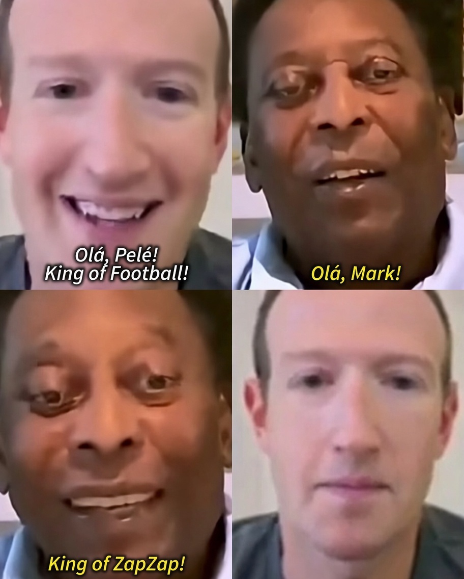 jlinzombie's tweet photo. Resenha entre Pelé e Mark Zuckerberg em 2021.
Custo a acreditar que isso foi real... https://t.co/UMxS5ZytCq