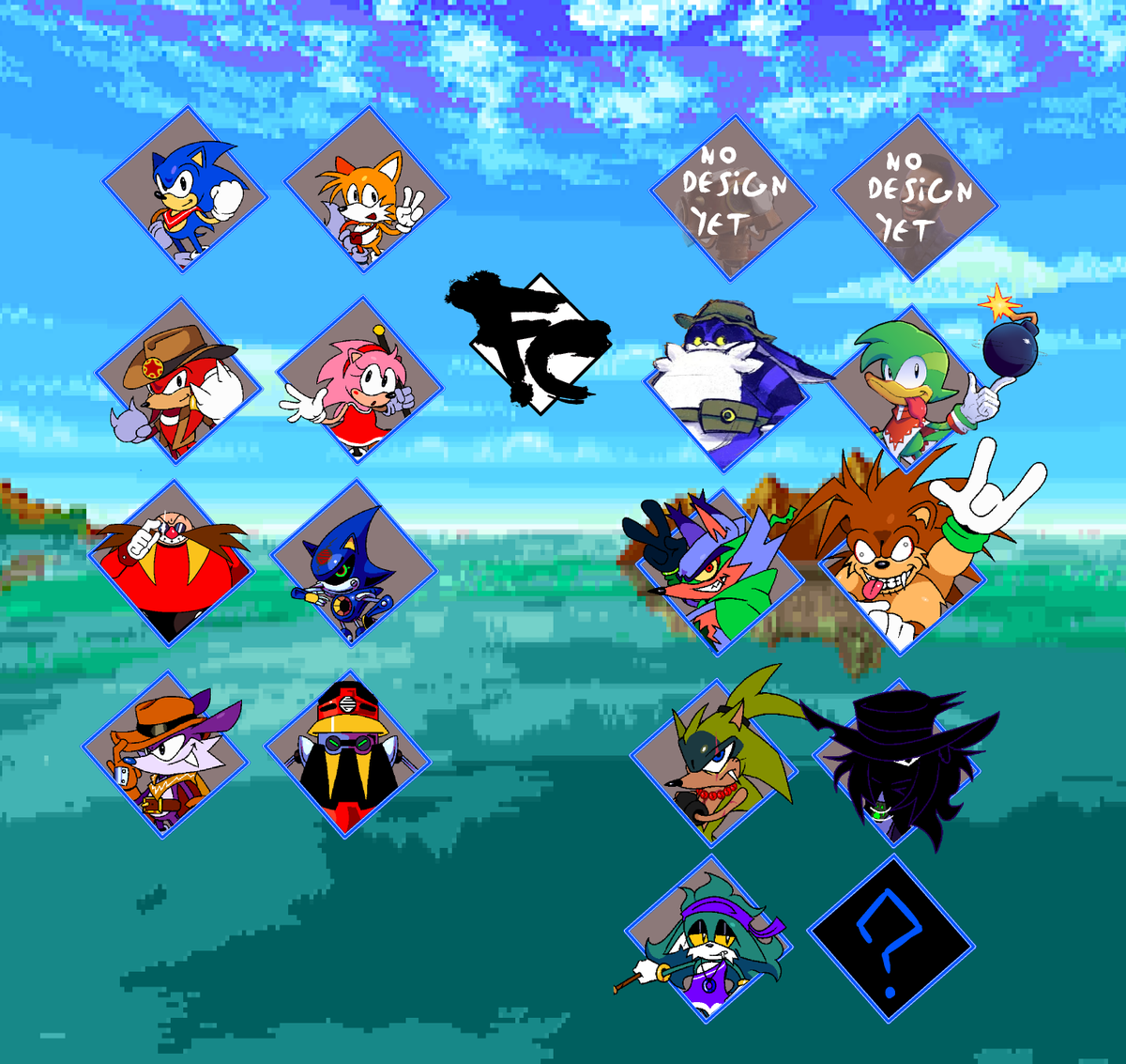 Imnotsonic1's tweet photo. Faded Colors both survival and killer roster  i hope gulp

(changes can happen)
the ocs are addons just like those olds srb2 ocs mods, and this asym killers are not only exes https://t.co/Jlc8sSfCJA