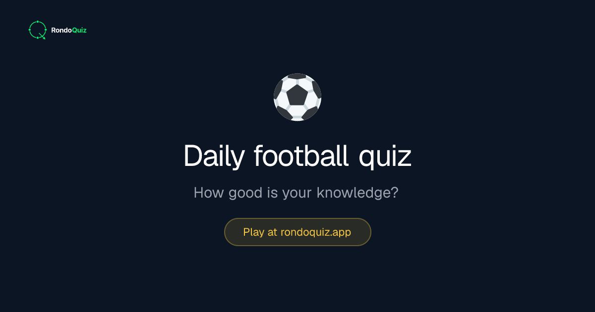 RondoQuiz_eng's tweet photo. Four clubs, listed in order. No name, no nationality, just the route.
Plenty of people have the right player after two clubs and then talk themselves out of it.
Have a go: https://t.co/CcvUHnSUUB
