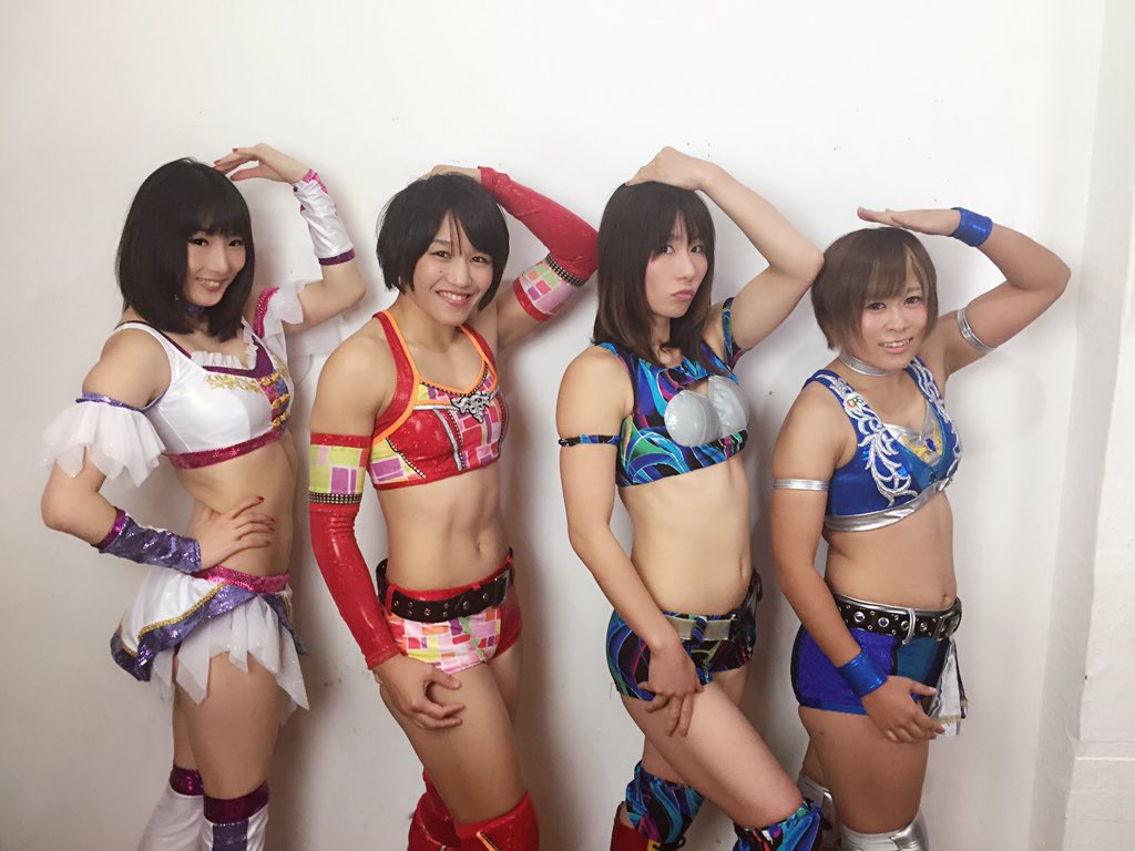syuri_wv3s's tweet photo. 懐かしい写真載せときます✨

#アキバでプロレス成人式
#stardom #GE #朱里 https://t.co/rBwqd74J9r
