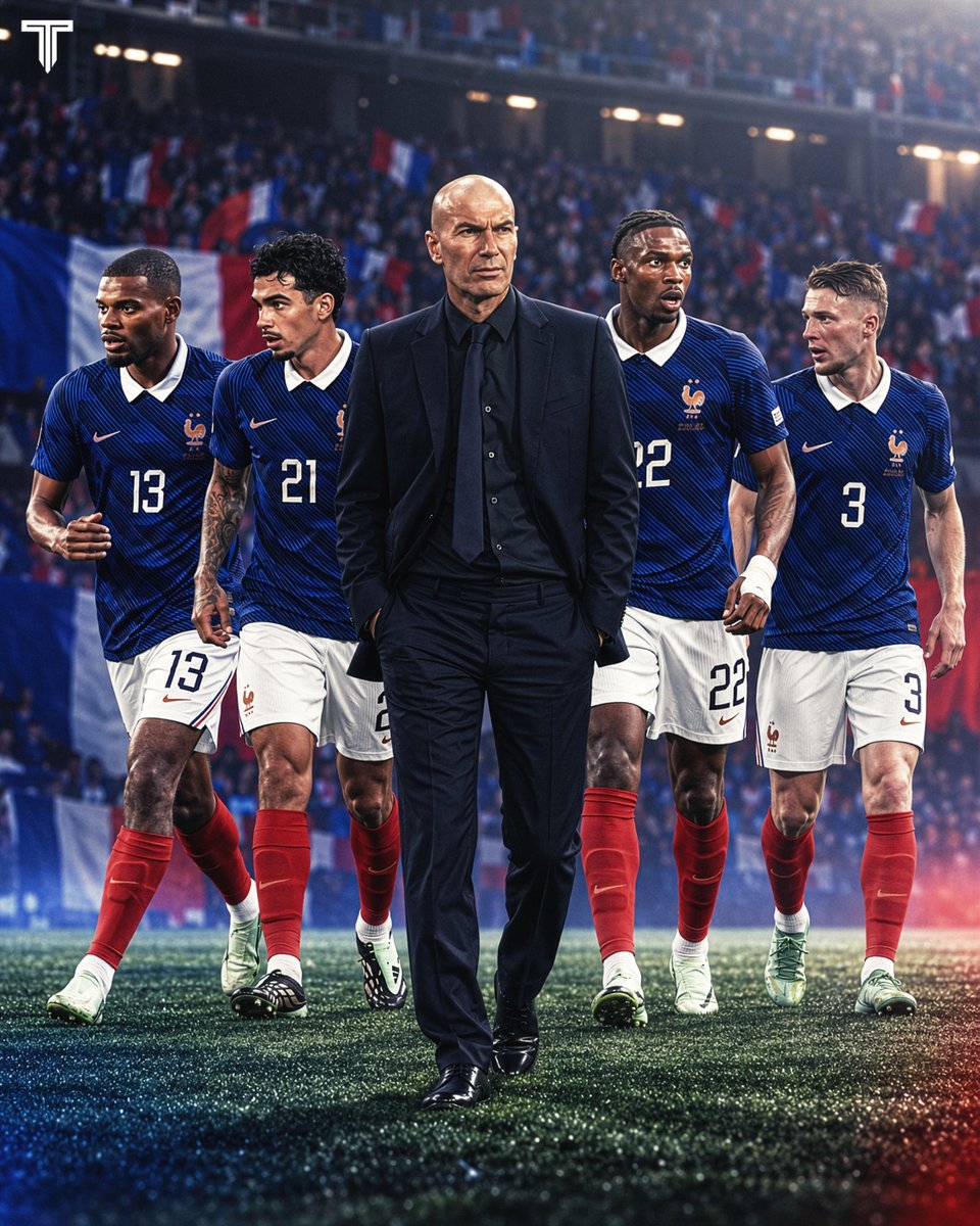 TouchlineX's tweet photo. 🚨 𝗡𝗘𝗪: France's young gems are flourishing under Zidane after being neglected by Deschamps.

• Adrien Truffert: In his first-ever start against Turkey, Truffert was hardly troubled. He lost just one duel and kept a clean sheet, proving why his omission from the World Cup was a mistake.

• Lucas Da Cunha: The left-footed controller from Como dominated against Belgium with repeated switches to each flank and excellent positioning to recover loose balls. France may have finally found a creative No. 6 after overlooking him in favor of Tchouameni.

• Jeremy Jacquet: On his France debut, Jacquet won the most tackles (4), the second-most duels (6) and completed the joint-most passes into the opposition’s final third.

• Andy Diouf: He effectively locked up Moreira against Belgium while also bombing forward with dangerous runs. Despite defensive questions, he registered 6 defensive contributions and remained solid.

France’s next generation is now developing under the guidance of one of football’s greatest ever managers.