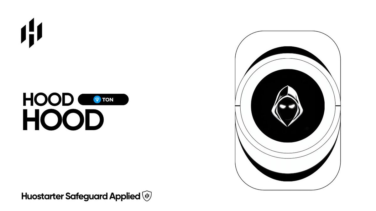 Huostarter's tweet photo. 📢 Huostarter will list $HOOD (@0xHoodX) for its upcoming IDO.

Its token, $HOOD, is powered by the #TON (Jetton) blockchain.

Register now: https://t.co/cQ8ALMSWx2 https://t.co/LSQY9zWuJP