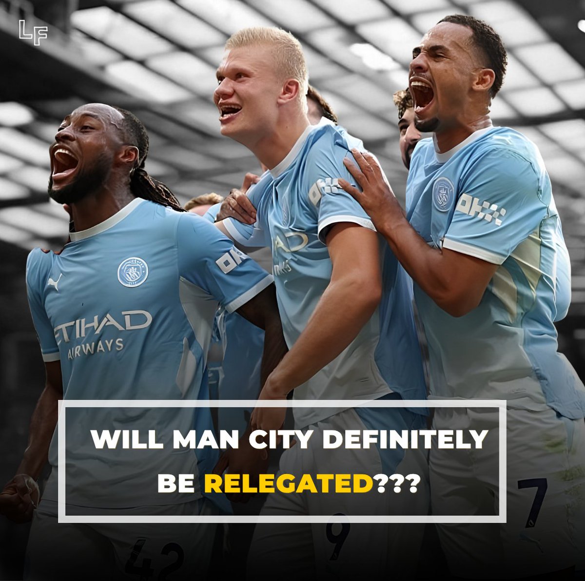 LanksFootball's tweet photo. 🤔 WILL MAN CITY BE RELEGATED???

Specifically, according to The Times, the Premier League is expected to submit a formal recommendation for disciplinary action against Manchester City to an independent three-member panel. The hearing will take place in the coming weeks. The Etihad Stadium side faces the threat of a severe penalty, which could range from a massive point deduction to outright relegation. Another proposal put forward by an EPL official is to deduct 25 points from Man City each season for the next five seasons.

Punishing Man City places league officials in a difficult dilemma. Demoting the club to the Championship could negatively impact the Premier League's commercial value and lead to an exodus of top stars (such as Erling Haaland, Rayan Cherki, etc.). Nevertheless, sources indicate the league will push for a punishment severe enough to force Man City's relegation. On Man City's side, the club will undoubtedly appeal immediately once a verdict is delivered, promising a prolonged legal battle.

Under Sheikh Mansour's 18-year reign, Manchester City has transformed from a mid-table side into a dominant force in European football. They have spent approximately €3.64 billion to secure 26 major titles. However, these legal troubles and off-pitch controversies threaten to overshadow the magnificent achievements the club has built.

#Lamfao #Football