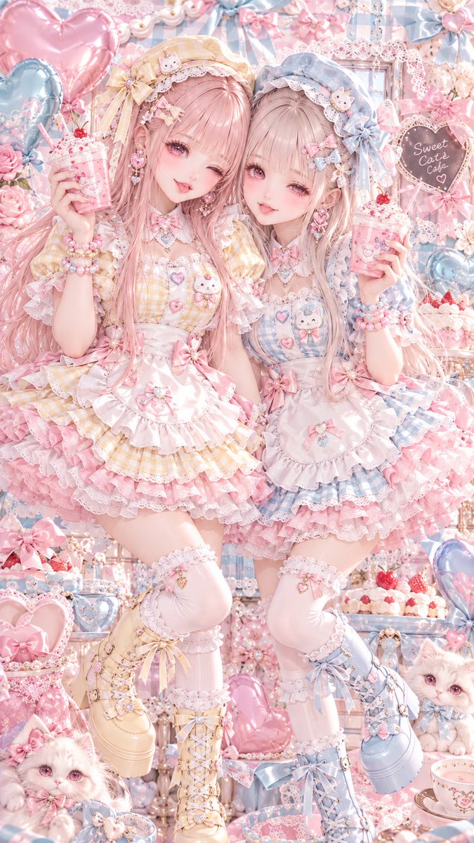 RAINchan_666's tweet photo. 2人になってしまいました‼️
でも可愛いので良し♥️
素敵プロンプトありがとうございます❣️ https://t.co/oXO8zTcX06