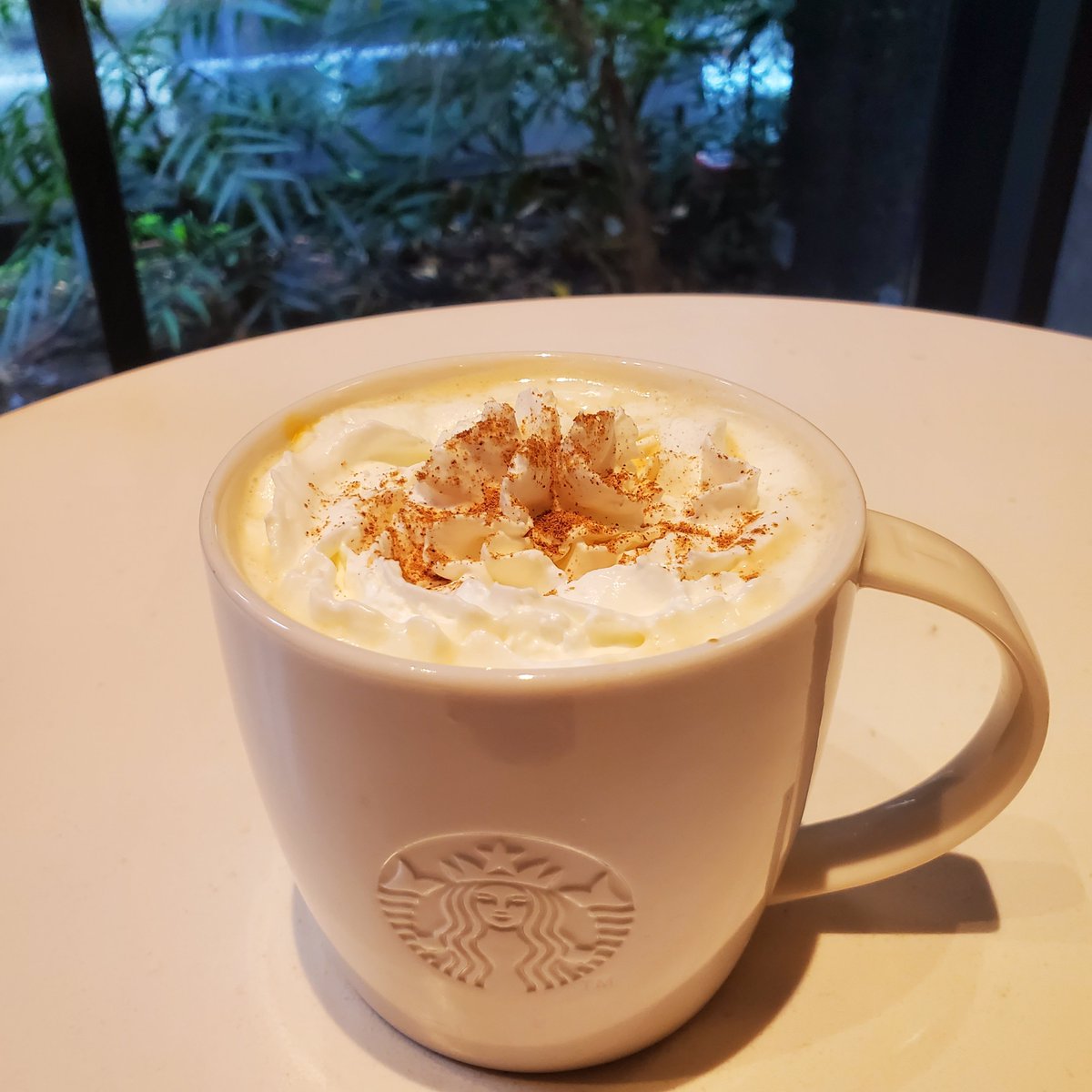 xaimix's tweet photo. 今日から先行のパンプキンスパイスラテ
パンプキンもスパイスも好きだから最強タッグと化した

ポケモン頑張らなきゃ！欲しいのたくさんあるのー

#スタバ先行販売 #スタバ先行 #スタバ新作 #スタバ新作ラテ #starbucks https://t.co/Z3qPxHnw7a