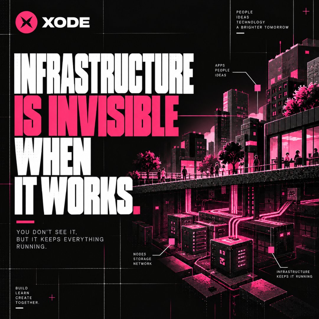 XodeNet's tweet photo. Infrastructure is invisible when it works

A visual concept about good infrastructure disappearing behind a smooth user experience.

What should XODE build toward next?#XODE #Web3 #Blockchain #BlockchainInfrastructure https://t.co/fVGrGLJmt3