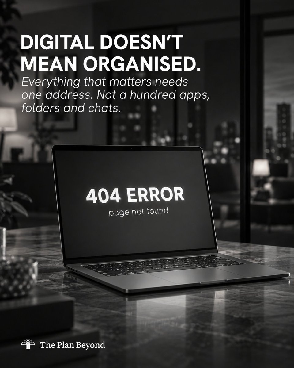 ThePlanBeyond's tweet photo. We’ve made our information digital.​

Property papers are scanned. Policies are online. Investments have digital statements. Memories live in the cloud. https://t.co/KhKMANJHVU