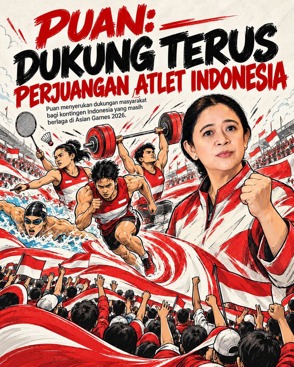 PUANting's tweet photo. Ka Puan paham banget kalau usaha para atlet kita emang nggak pernah main-main! https://t.co/OR5pRFUsCc