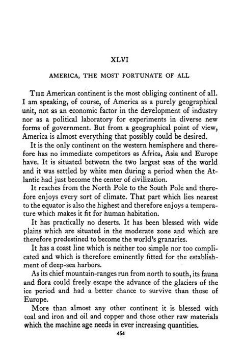 vgarc1ar's tweet photo. @thelittlekluggo @brynnstic Even in the US of a century ago, the word "America" was used academically for the whole continental mass. As US imperialism grew stronger with the end of WW2, the situation changed. 
Here are 1900's Webster Dictionary and 1932's Van Loons Geography, both US American sources👇🏻 https://t.co/bi5krqiBl2