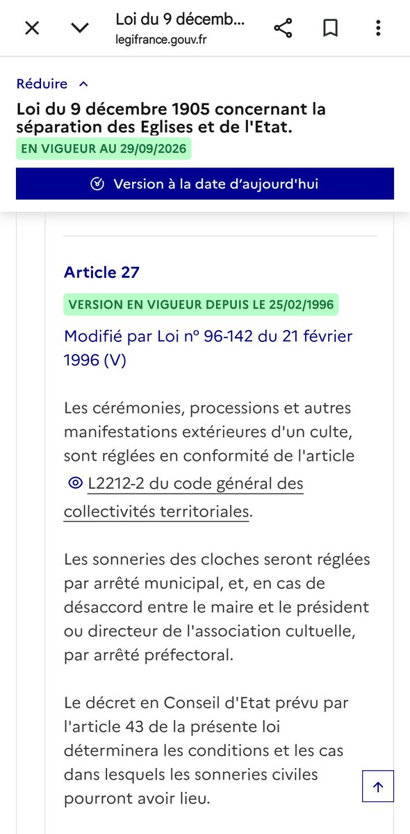 koztoujours's tweet photo. Il serait dommage de voter pour quelqu'un qui ne maîtrise même pas la moi de 1905 et donne des leçons de laïcité. 

Ne ps faire la différence entre une occupation unilatérale régulière, empêchant la circulation, et 1 manifestation exceptionnelle et autorisée est bien regrettable https://t.co/MyjgWP0wYS