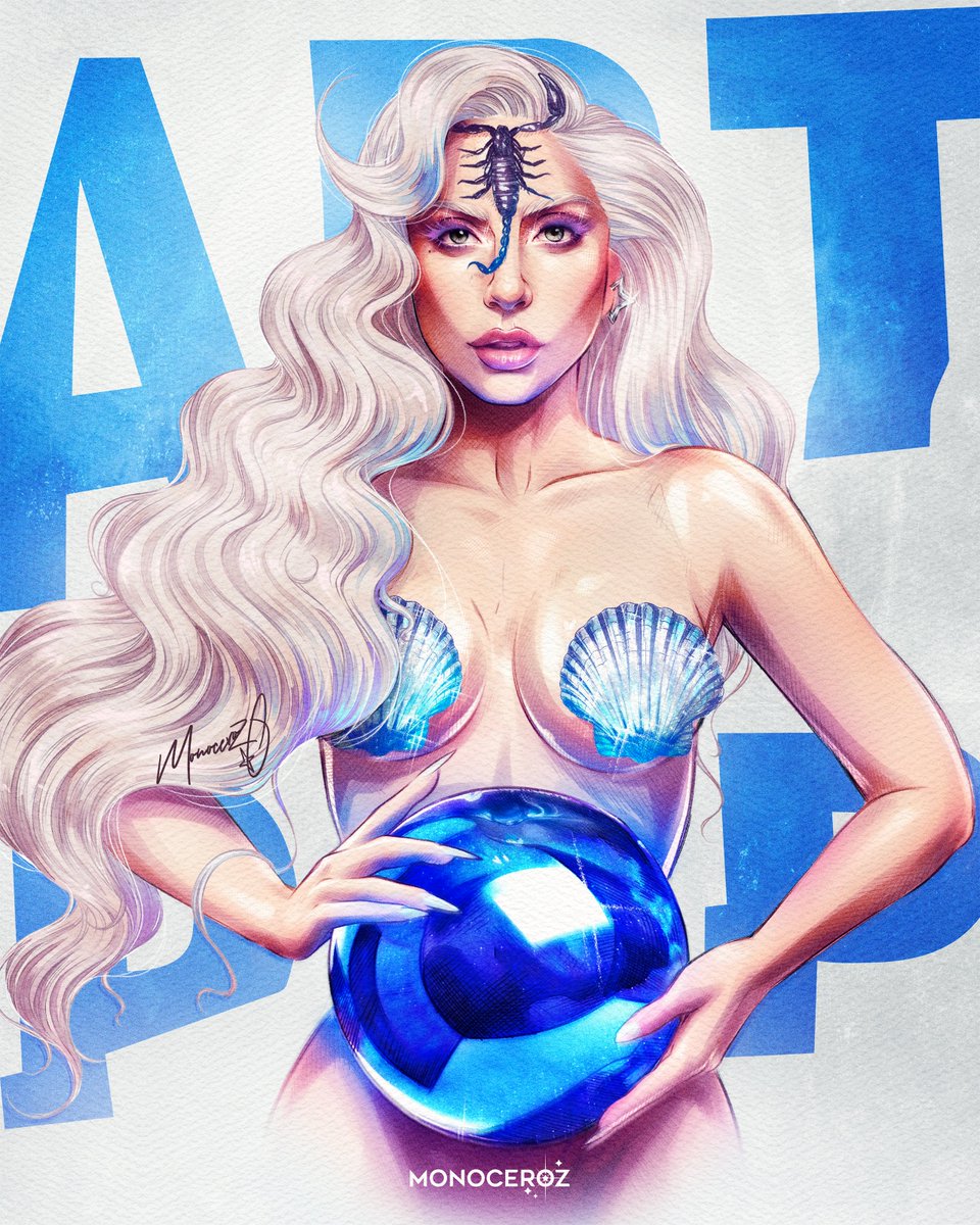 Monocer_ozz's tweet photo. Let’s blast off to a new dimension 🔵🐚 @ladygaga #ARTPOP https://t.co/6sHZt92FI5