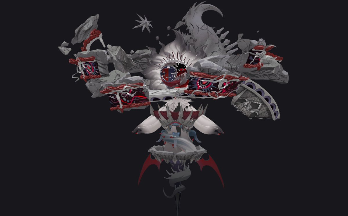 hsranime1's tweet photo. [HSR 4.7]  MASSIVE SPOILERS⚠️⚠️⚠️
.
.
.
.
New weekly boss full model. Cosmic horror bros we won🔥 this is creepy asf https://t.co/fekJhuqaCO