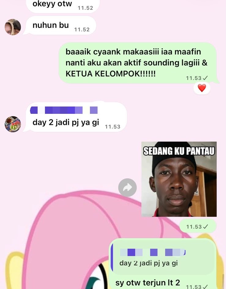 eeksekutif's tweet photo. day 2 @*@@&amp;#$$#&amp;#BGT 🌳😡 padahal aku udah ingfoin di grup tapi ketua kelompoknya masih aja kurang sounding huft jadinya siapa yg kerja 2x???! yyyyak pj 😇😅💔 https://t.co/V1XSHiAwsx