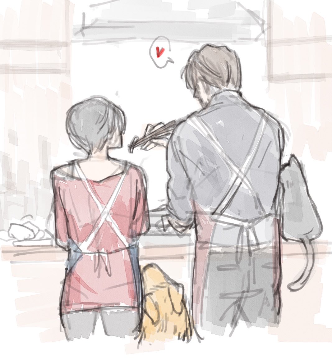 chonky_froggy's tweet photo. Happy AEON day!
Here are some of my domestic AEON sketches I did for my daily #AEON sketches.
Can mummy come home now please TTATT
And also capcom let my parents be happy

#aeonday2026 #rebhfun #AEON https://t.co/dfTNtLPg2I