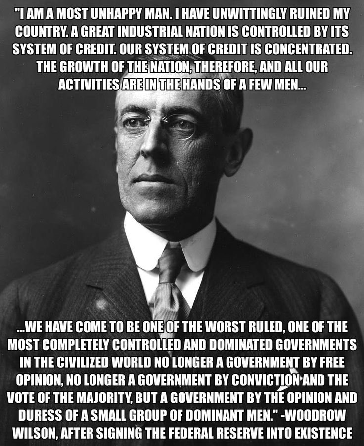 SavedByJesus444's tweet photo. @RippleXrpie Quote from President Woodrow Wilson after signing the federal reserve into law….think about it https://t.co/aSHhM84k2z