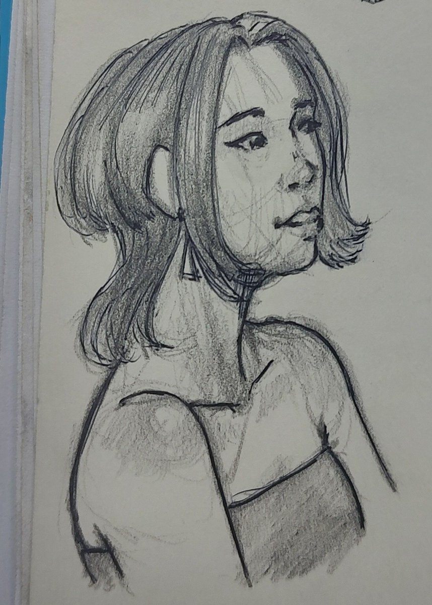 SrMrDon_Pepe's tweet photo. No estoy seguro de cuál me gusta más, pero no es como que lo pueda deshacer ya
#Drawing #Dibujo #Portrait #Retrato #Sketch #Papel #Lapiz #Paper #Pencil #Ink https://t.co/iagZZaZLeL