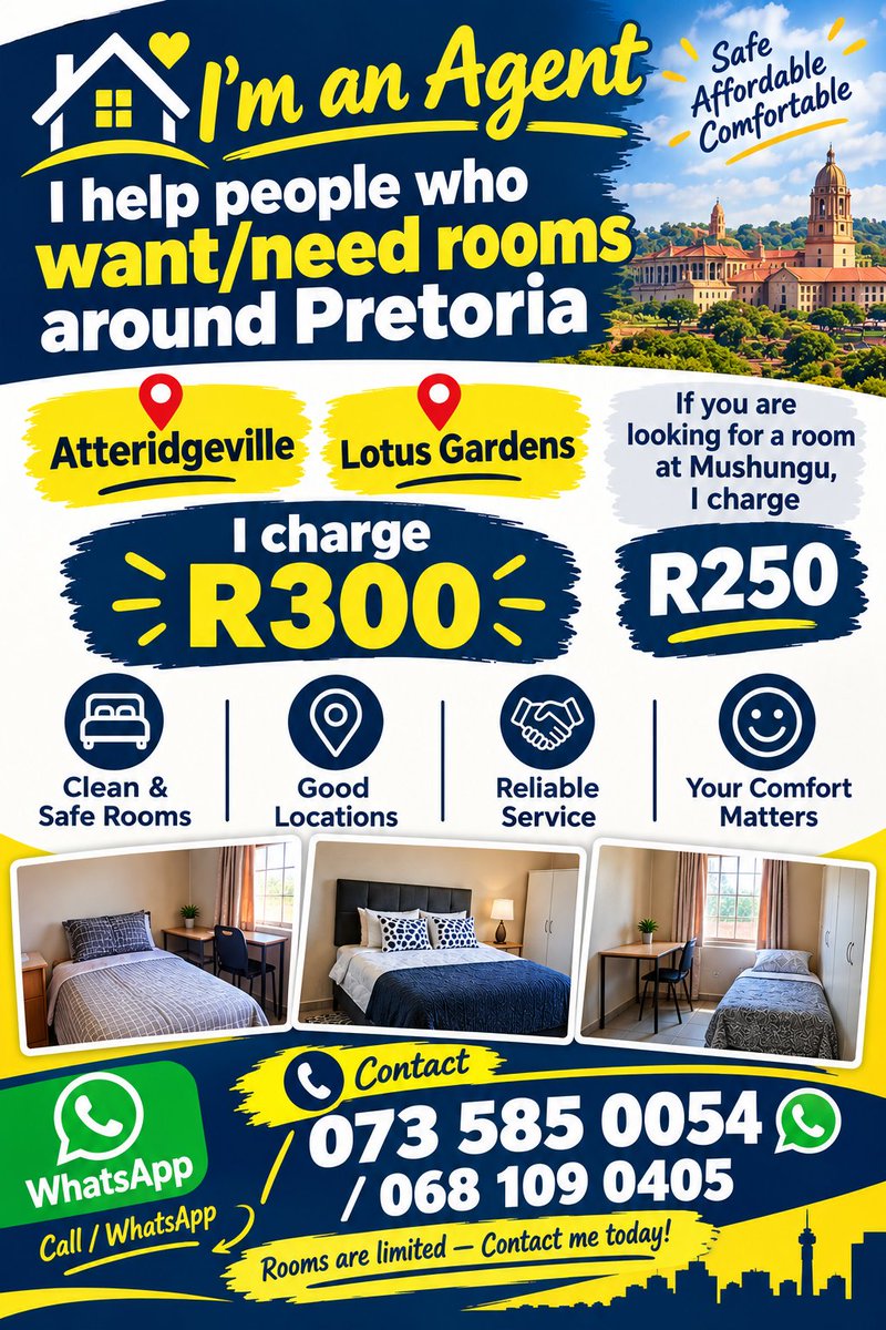 0735850054's tweet photo. Since some people are unfamiliar with the area and others are too busy to search for accommodation, please contact me if you require assistance. https://t.co/wB2TbJSWRO
