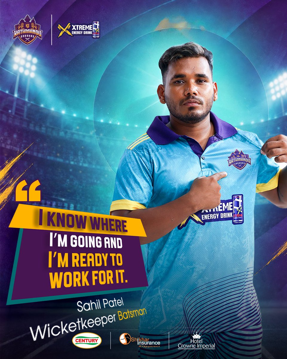 ktm_gorkhas's tweet photo. “I know where I’m going and I’m ready to work for it.���
#kathmandugorkhas | #playersquote https://t.co/eXVDeB4evc
