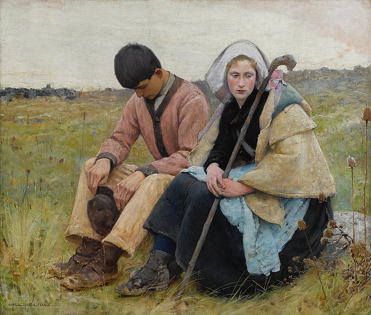 newnevbahar's tweet photo. charles sprague pearce 1851-1914 #arteyart https://t.co/Vg4BLhrUHi