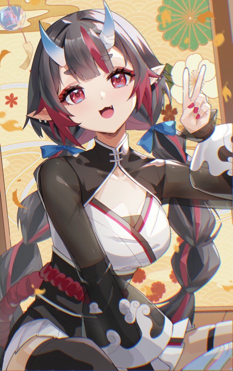 YomiiOK's tweet photo. good morning ♡ 
i think fall is here frens (๑•᎑•๑)

&amp;art by @Kumolin33 ♡ 
#yomiiokart https://t.co/srhIOCx27g