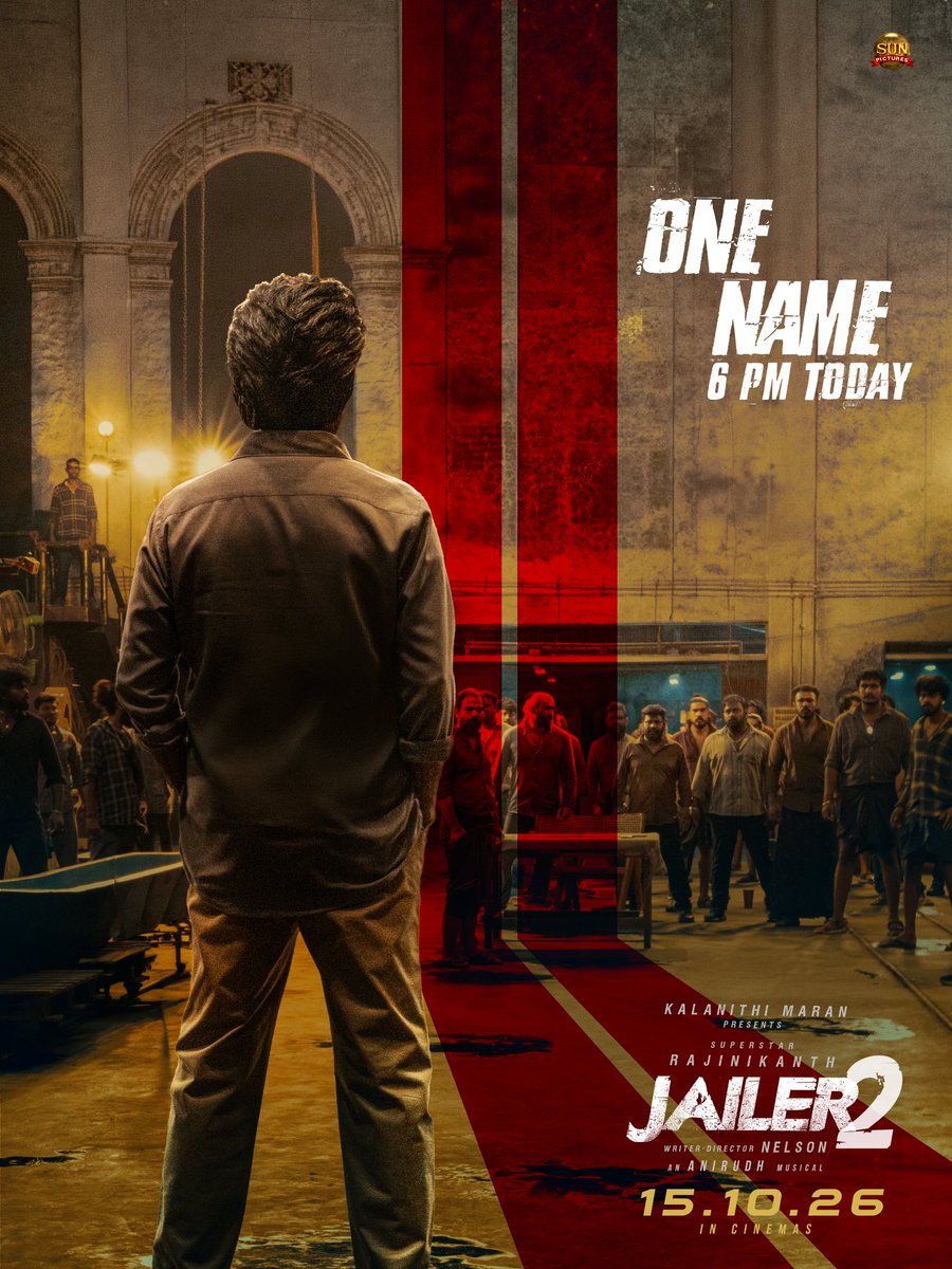 sunpictures's tweet photo. Let’s go Sera Seku Sera! 💥
#OneName lyric video releasing today at 6 PM! 🌟
#Jailer2

@rajinikanth @Nelsondilpkumar @anirudhofficial @vidya_balan @iam_SJSuryah #SurajVenjaramoodu @meramyakrishnan @iYogiBabu @mirnaaofficial @vijaykartikdop @Nirmalcuts @ChethanDsouza @AlwaysJani @KiranDrk @sunilreddy22 #PallaviSingh @valentino_suren @Alagiakoothan #SantoshRaju @kabilanchelliah @kuchirayar73 @RIAZtheboss #Jailer2FromOct15