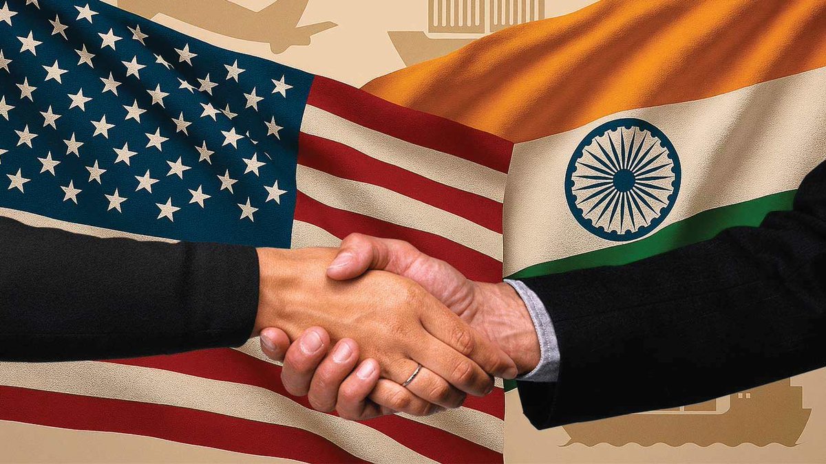 Insight_indiaa's tweet photo. India and US push trade talks forward, aiming for stronger economic ties and a potential breakthrough.🇮🇳🤝🇺🇸
#IndiaUS #TradeTalks #India #US #Economy https://t.co/jGz1YMqtw2
