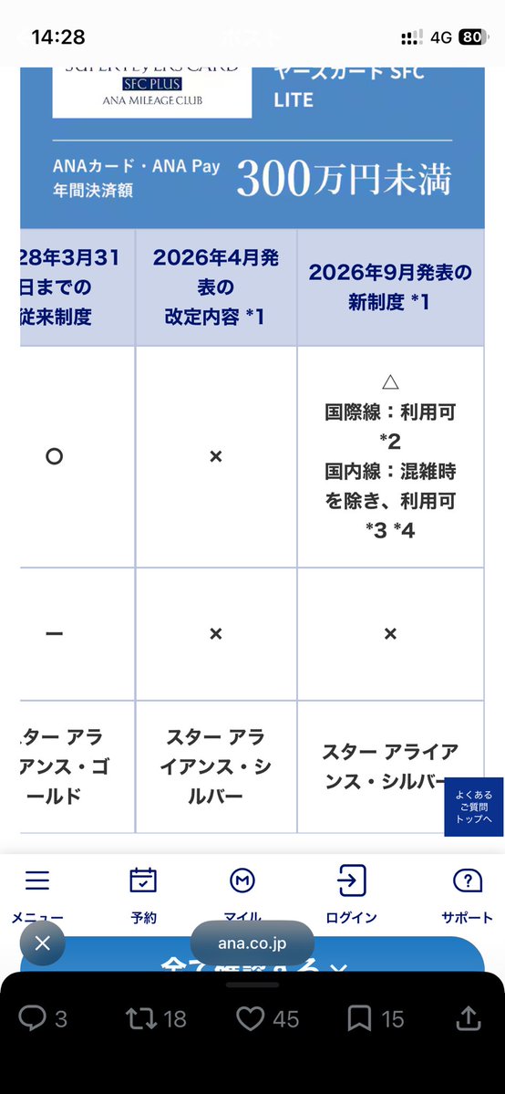 2_741514's tweet photo. 国際線の往路はSFCが使える。
復路は楽天カードとかでPP貰おうかな。 https://t.co/yTKhOVDxwP