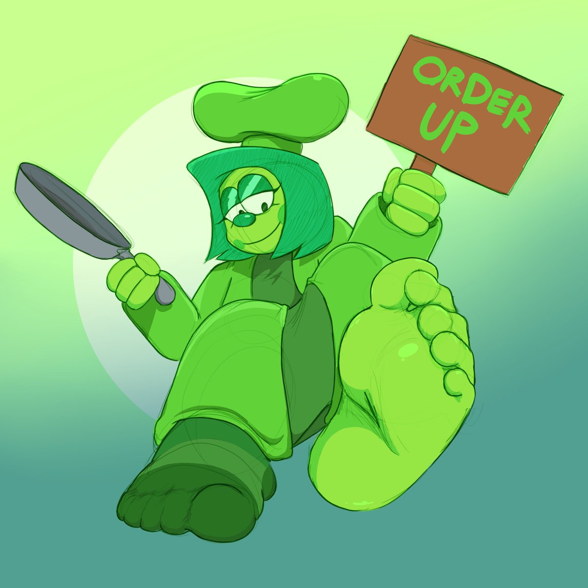 FlintTheYordle's tweet photo. Green has prepared you something special, eat up https://t.co/8sT0fwspwb