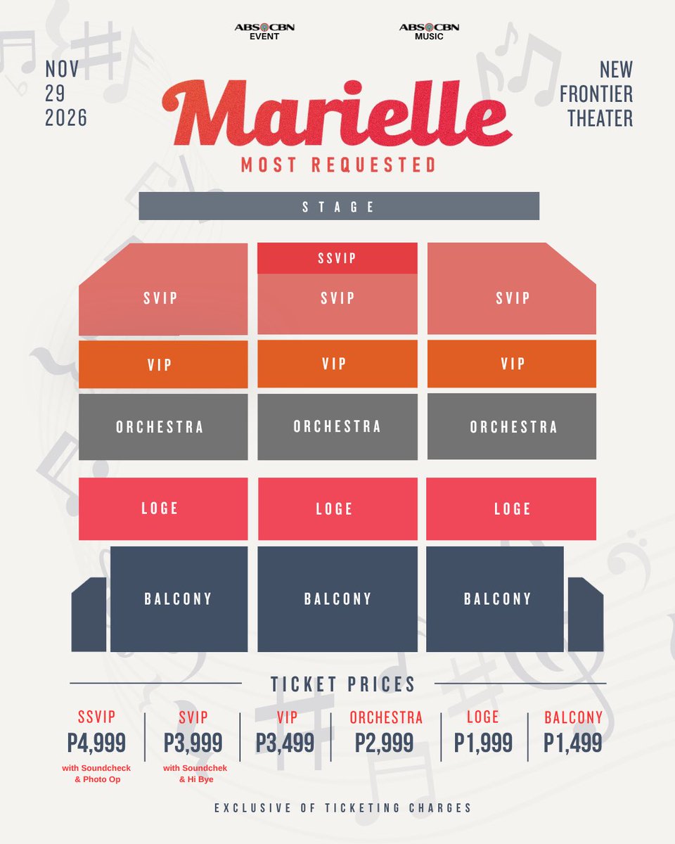StarMusicPH's tweet photo. A 10th year celebration deserves the most pristine celebration!🌟

Join The Pop Pristine Marielle Montellano this coming November as she performs your most requested power vocal hits LIVE!

MARIELLE: Most Requested
🗓️ November 29, 2026
📍 New Frontier Theater

Tickets available tomorrow at 2PM via TicketNet! 🎟️

#MarielleMontellano #StarMusicPH #ABSCBNEvents