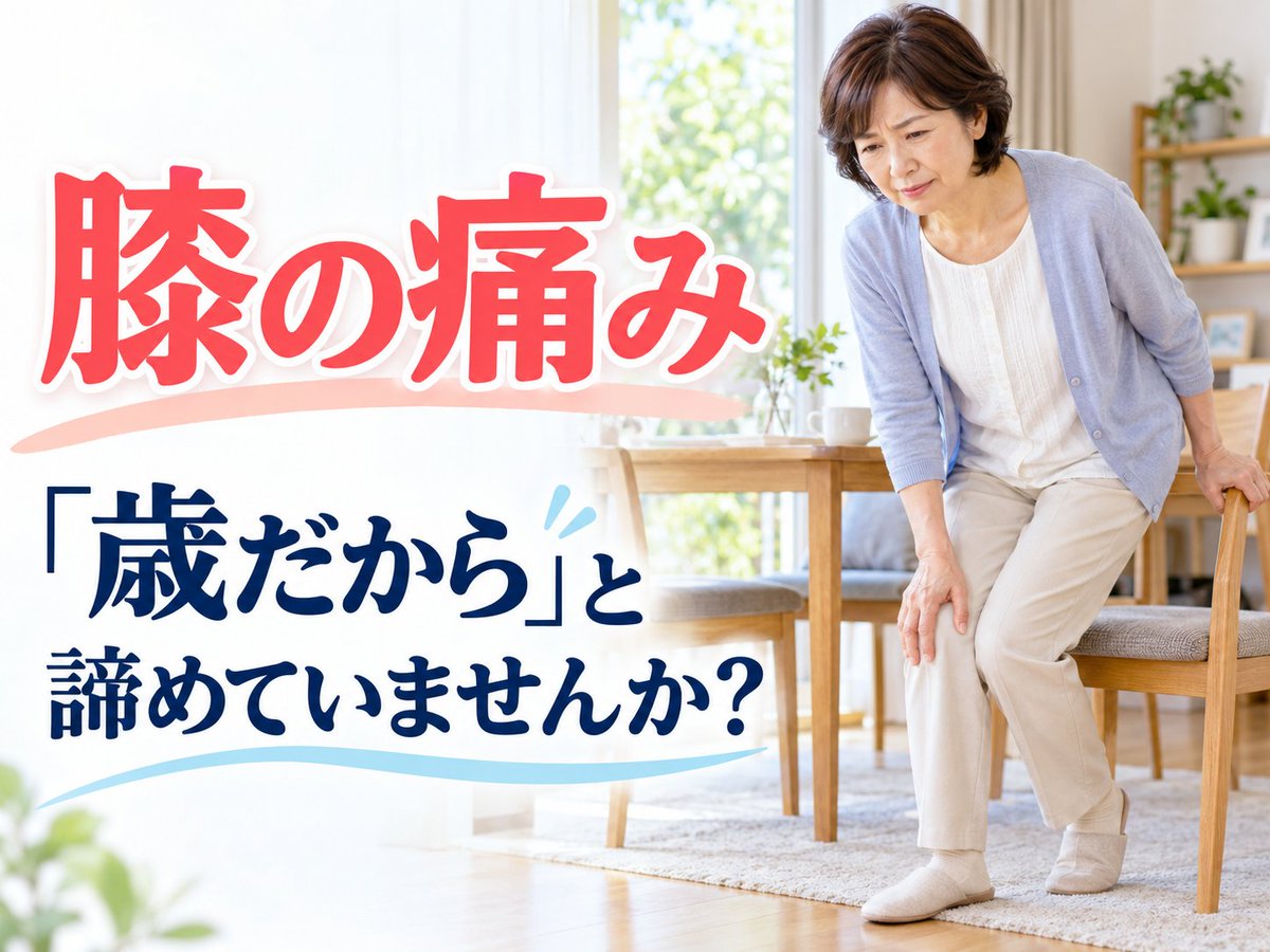yaenococokara's tweet photo. 「もう歳だから」と膝の痛みを我慢していませんか？

長引く膝の痛みは一度ご相談ください。

#膝の痛み #膝痛 #八戸ノ里 #東大阪市
https://t.co/OcWZPlhZf5 https://t.co/Q3VBuTa78O