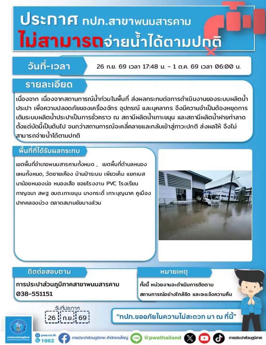 pdlxyk21's tweet photo. ‼️ อ.สนามชัยเขต ต้องการรถน้ำสะอาด ‼️
‼️ อ.สนามชัยเขต ต้องการรถน้ำสะอาด ‼️
‼️ อ.สนามชัยเขต ต้องการรถน้ำสะอาด ‼️
‼️ อ.สนามชัยเขต ต้องการรถน้ำสะอาด ‼️
‼️ อ.สนามชัยเขต ต้องการรถน้ำสะอาด ‼️

น้ำประปาไม่ไหลตั้งแต่วันที่26 ตอนนี้ฝนหยุดตกขาดแคลนน้ำใช้ค่ะ #น้ำท่วมฉะเชิงเทรา https://t.co/2w4R6CPOHU