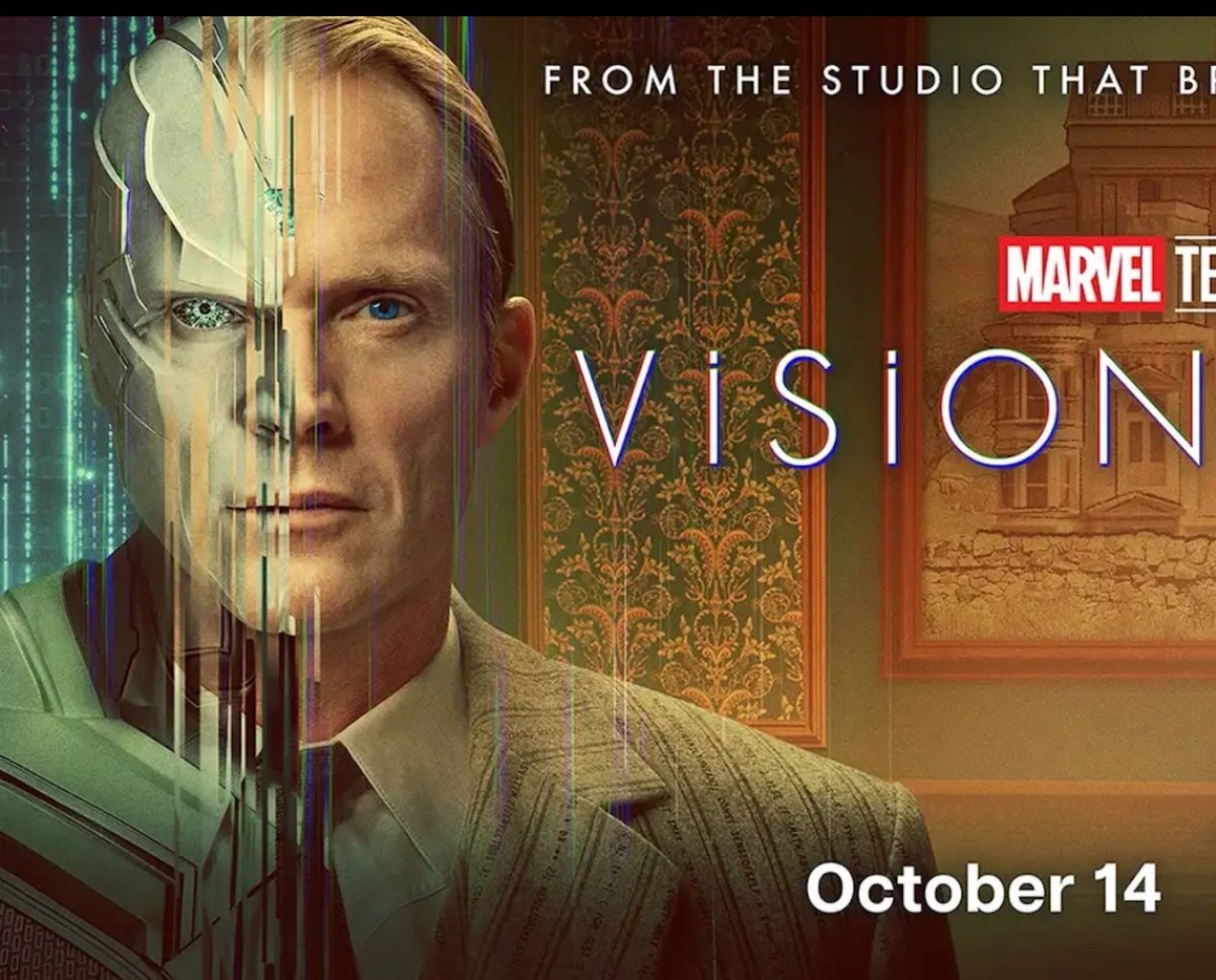 CinemaSerieNews's tweet photo. #Poster de la #Serie #VisionQuest estreno 14 de octubre en @DisneyPlusLA #MarvelStudios
#PaulBettany #JamesSpader #RuaridhMollica #ToddStashwick #Serie2026 #Estreno2026 #DisneyPlus #Tendencia #Accion #Comic #LiveAction #WandaVision https://t.co/oeAt846WDA