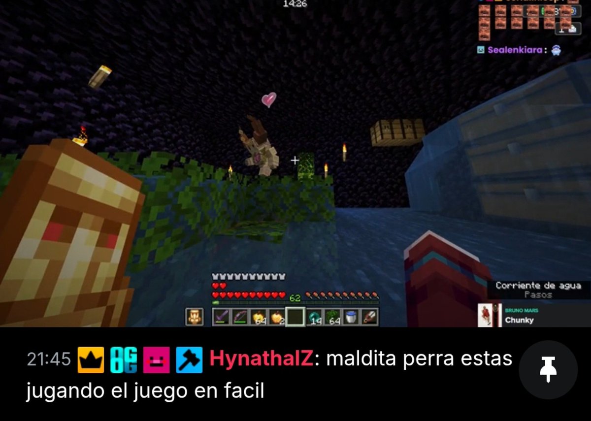 SerialInloop's tweet photo. Hyna (mod de Coldi) cuando vió que el ñoldifai estaba coronando con Hima (la golem) SJAKAJAKAJA LO QUE ME REÍ https://t.co/wlMPe9LF2K