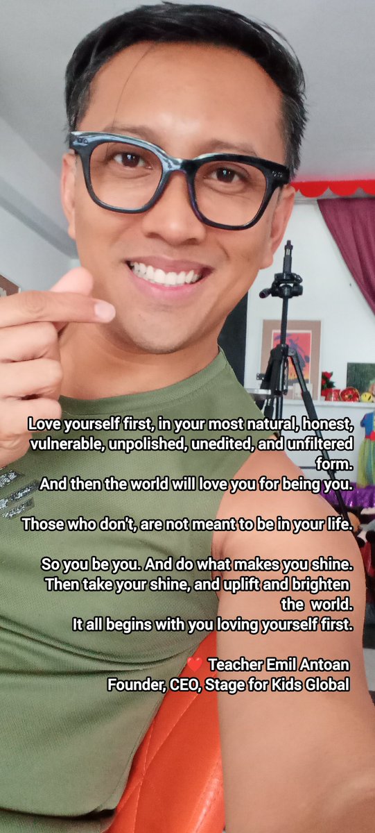 StageforKids's tweet photo. It always starts with you.

But remember; love with humility, kindness, inclusion, patience, tolerance, peace and empathy.

I support your shine, I am cheering you on, and I am always here if you need someone. Truly. 
shine@inspirationforeducators.com

❤️ Teacher Emil Antoan https://t.co/yCJKgwZUQm