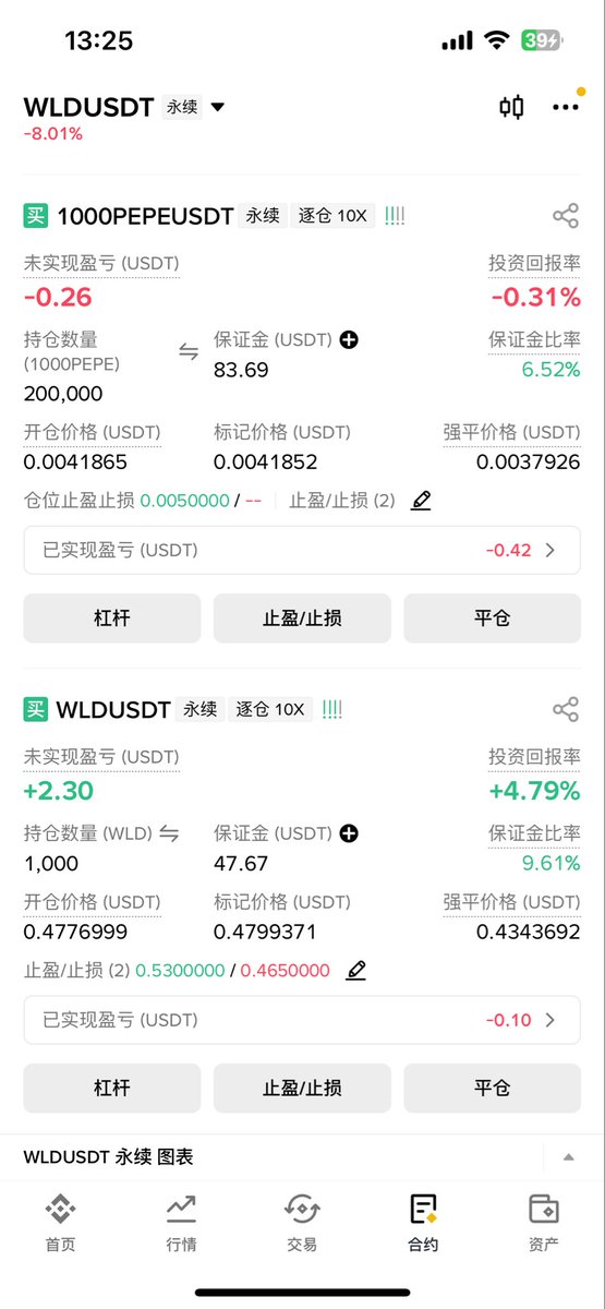 Emo_Meet's tweet photo. WLD在0.47站稳，1小时连续2，根绿色柱子，说明有人在0.47附近多单建仓，这一波日线的回调应该结束了，如果突破0.5站稳，直接看0.6，突破上一个高点，如果向下突破0.465，平仓走人，等待验证，BTC大盘在83000站稳，并开始回调，山寨整体将开始新一波反弹。这一波只做多。 https://t.co/nzD1tY41K3