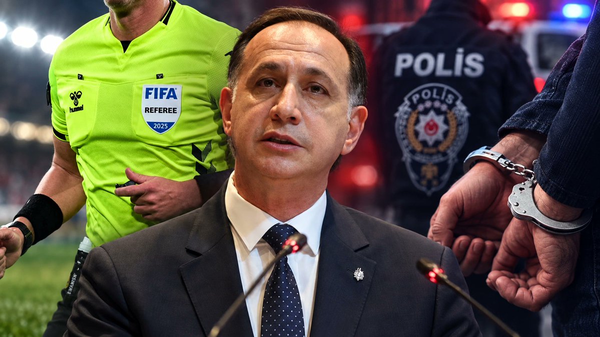 endeks24's tweet photo. Türk futbolunda hakem yönetiminin tepesine operasyon. MHK Başkanı Ferhat Gündoğdu, resmi belgede sahtecilik ve eziyet suçlamasıyla gözaltına alındı. 4 ilde 7 gözaltı var. https://t.co/T2nKPRcf7z