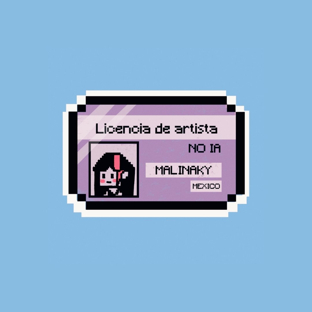 momokybatc's tweet photo. Ya era tiempo de renovar mi #artisticlicence ✨

Todo lo que ven y verán en esta cuenta está hecho con mis propias manos, nada de IA, amigos #noia #artist #pixelart https://t.co/hBrVpSIfzR