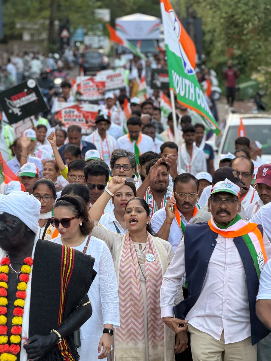 PratikshaKhalap's tweet photo. DAY 7 | GOY RAKHONN YATRA
With every step, the voice of Goa grows stronger standing up for its people, its rights, and its future.
Our Goa. Our Identity. Our Future.
Let’s come together, raise our voices, and stand united for Goa.
#GoyRakhonnYatra #Goa #SaveGoa #GoasVoice #GoaForGoans
#GoaCongress #GoyRakhonnYatra #GõyVikpakDivchena #CongressForGoa
@RahulGandhi @priyankagandhi @Manikrao_INC @DrAnjaliTai @girishgoaINC @LambaAlka @kharge @Yurialemao9 @INCGoa @INCIndia @GoaPMC @altone_d @carlosgoa25 @ViriatoFern