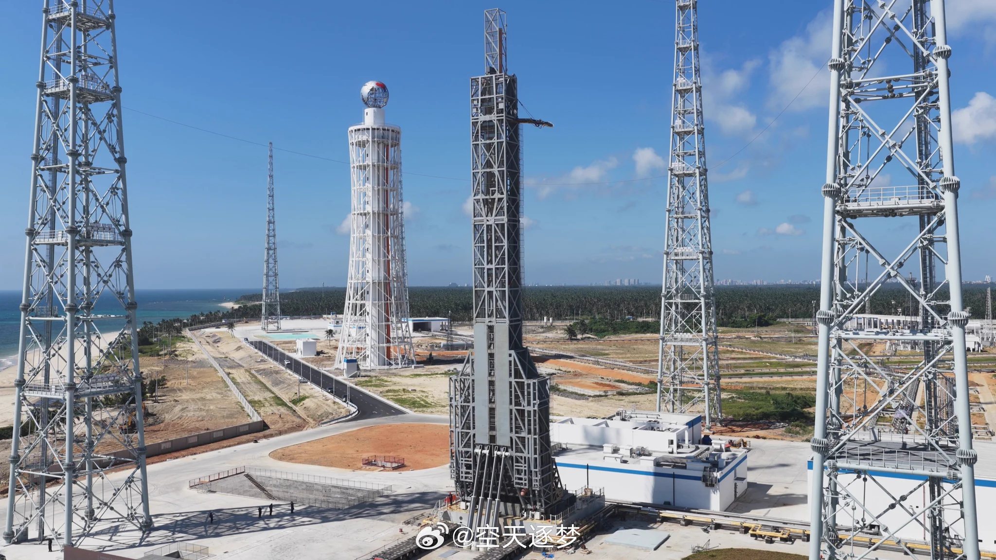 Hainan Commercial Launch Site just announced the completion of Phase II ...