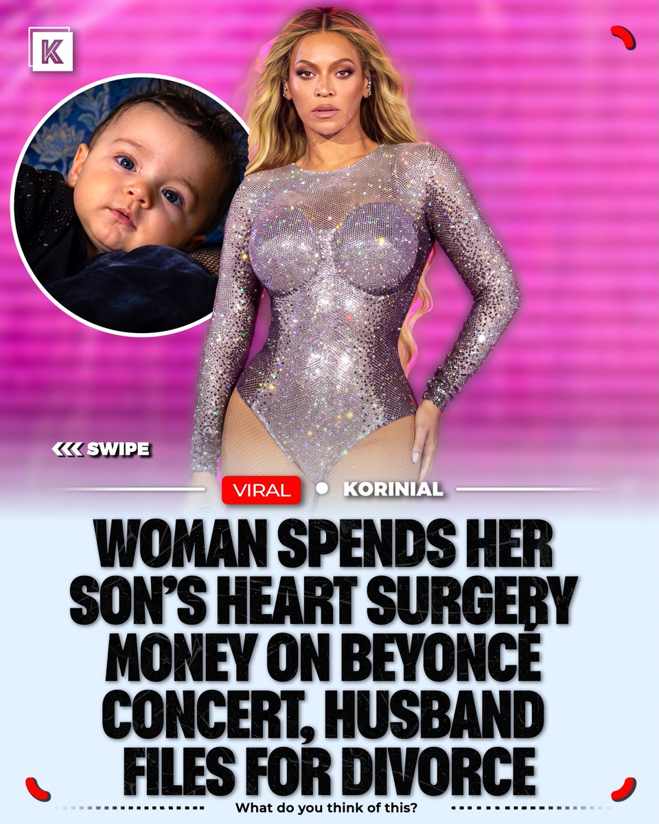 JoettaDell's tweet photo. The Beyoncé Story That Went Viral—But Nobody Could Prove It Happened

In September 2023, a story claimed that a woman spent money meant for a child’s heart surgery on Beyoncé tickets, prompting her partner to file for divorce. It spread across https://t.co/r2zrdDIvxK
