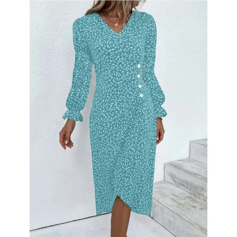 PepperFashion33's tweet photo. Floral Pleated H-Shaped V-Neck Puff Sleeve Midi Dress https://t.co/dxqKX6EuoM The Floral Pleated H-Shaped V-Neck Puff Sleeve Midi Dress is a stunning piece that combines classic elegance with modern design. https://t.co/vuET1RmoUU