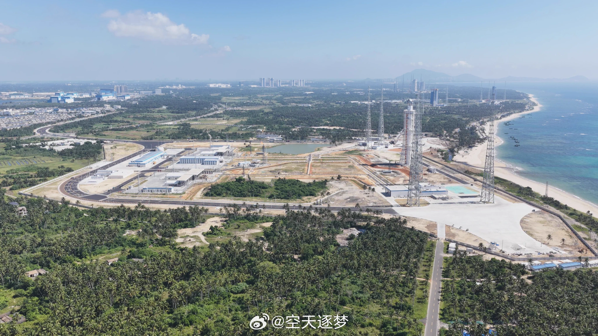 Hainan Commercial Launch Site just announced the completion of Phase II ...