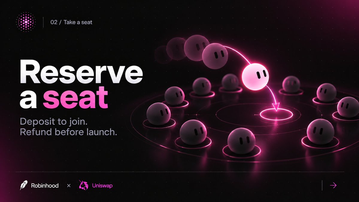 LaunchPartyV4's tweet photo. TAKE A SEAT :
• Host sets the seat price and up to 250 seats.
• Tokens vest over 1, 3 or 7 days, the host's choice.
• Seats are refundable anytime before launch. https://t.co/LO5r3iDWkH