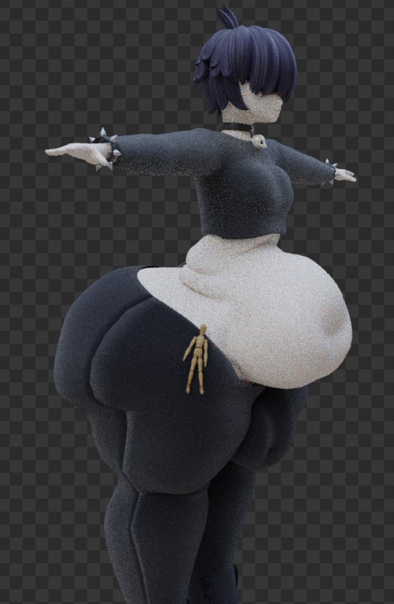 BasiliskaLamia's tweet photo. [WIP]I just love this goth dude. I had to make a fan model. (I’m aware his arms aren’t skinny enough) https://t.co/xTv5iqm2KM