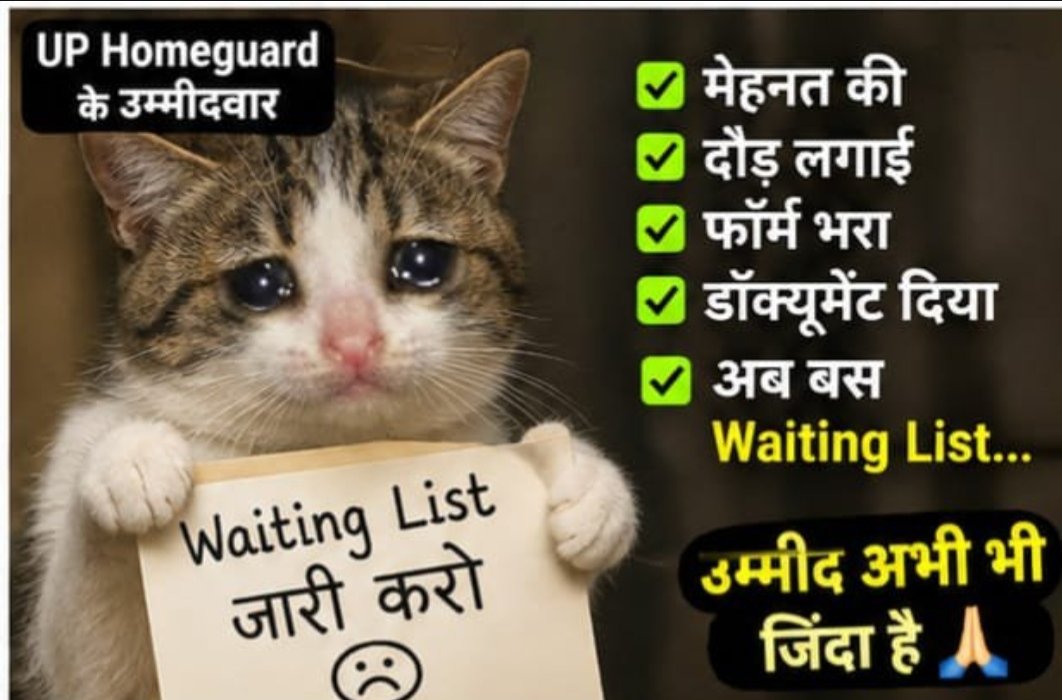 amardeeplumx's tweet photo. #UP_Homeguard_Waiting_List #UPHG_Waitinglist_Jarikaro

Mention:

@myogiadityanath

@myogioffice

X @upprpb

@UPGovt

X

@uppbpb

@yadavakhilesh

X

@UPTak

@TheLallantop

X

@TheNewsPinch

X @aajtak https://t.co/BYdop9qYj1