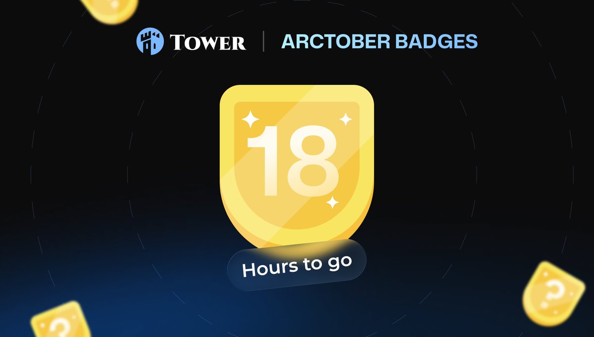 TowerExchange's tweet photo. 18 hours left until we reveal what’s next.

Arctober is coming! https://t.co/9vNErqu8lg