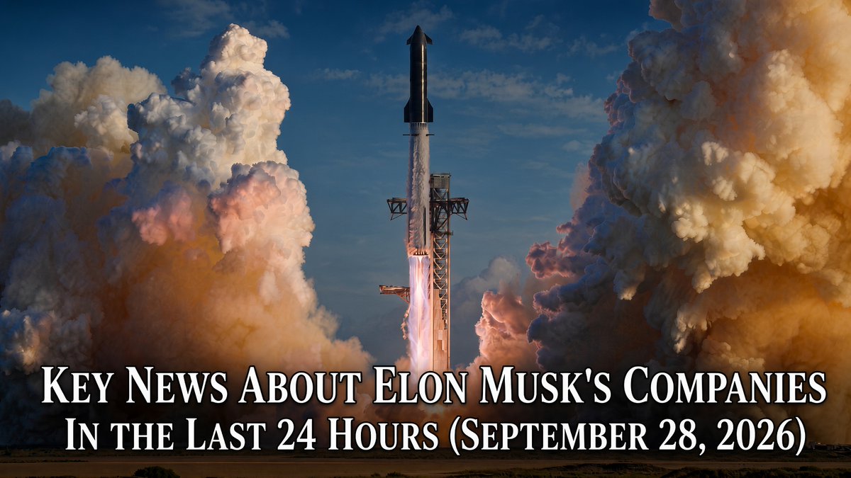 EvaFox's tweet photo. Starship reached new milestones: it achieved orbit and delivered 26 V3 Satellites 🚀🛰️

SpaceX’s Starship Flight 14 lifted off from Starbase on Monday and completed its first orbital insertion burn. Ship 41 then deployed 26 operational Starlink V3 satellites, each about two metric tons with roughly 1 Tbps of capacity and too large for Falcon 9. SpaceX confirmed contact with all 26. Controllers shortened the planned 10-hour flight; Starship deorbited and splashed down north of Hawaii at 11:57 a.m. EDT. Super Heavy made a controlled splashdown in the Gulf of Mexico, and the flight stayed within authorized activities.

Starlink Mobile goes live on everyday phones in Kazakhstan

Kazakhstan launched consumer Starlink Mobile with Beeline on September 28, becoming the first Central Asian market to move from tests to public service. Compatible Android phones connect directly to Starlink satellites for messages and basic internet when ground coverage drops, including remote regions, highways, and mountains, with no special handset or antenna. The service is free for Beeline customers during the promotional period, turning a 2025 government agreement into service people can use today.

SWISS puts its first Starlink jet into passenger service

Swiss International Air Lines began scheduled Starlink-powered Wi-Fi on September 28 aboard Airbus A320neo HB-JDM “Iseltwald,” flying Zurich to Thessaloniki. The gate-to-gate connection is free in every cabin for Miles & More members and Travel ID users. SWISS plans three more A320-family jets next and aims to equip its full fleet by the end of 2029, bringing high-speed satellite internet into routine European short-haul flying.

Tesla doubles its Austin Cybercab fleet

Tesla quietly more than doubled its Cybercab Robotaxi fleet in Austin over the weekend, taking the steering-wheel-free, pedal-free vehicles from about 58 units to roughly 125. The expansion puts well over 100 purpose-built robotaxis into the ride-hailing service Tesla has been operating in the city, increasing the number of vehicles available without a human driver at the controls.

SpaceXAI launches Team Bots for shared Grok coworkers

SpaceXAI opened Team Bots, shared Grok Bots built around a team role or workflow with common context, plugins, credentials, and memories, while each person’s chats stay private. Each Bot can join Slack with its own handle. Inside SpaceXAI they already brief sales accounts, coordinate engineering with Cursor Cloud Agents, keep marketing on-brand, and answer warehouse questions. Harper CEO Dakotah Rice said a Bot built in 24 hours helped recover more than $120,000 from hundreds of lapsed policies.

© 2026, Eva Fox. All rights reserved.