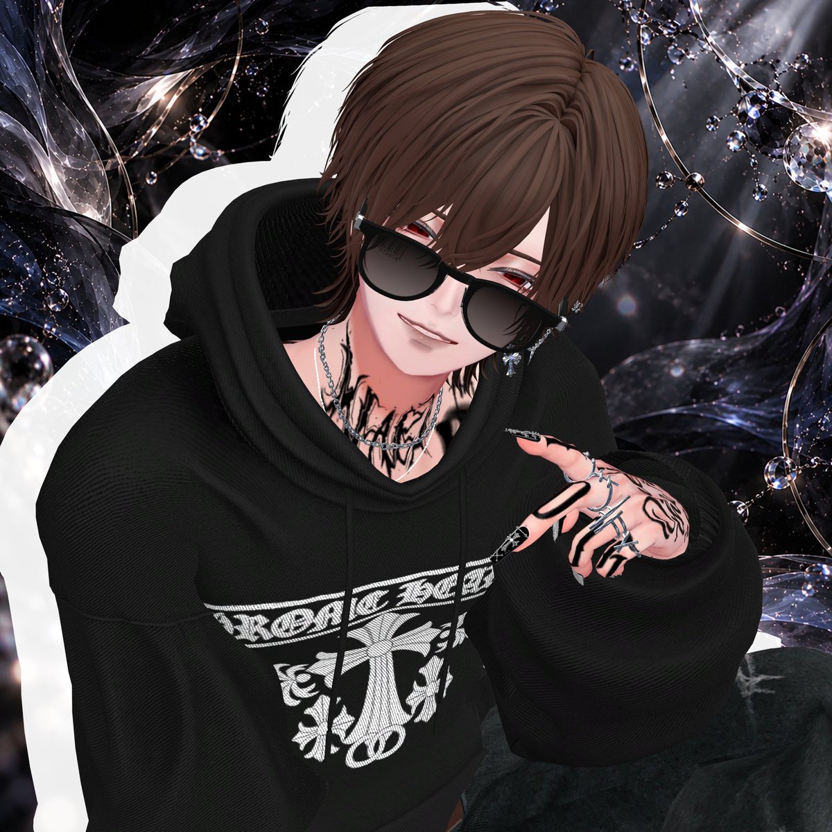 BunnyL_vrc's tweet photo. 僕も斑霞でテスターさせていただきました～

まじで束感とかシルエットめっちゃかっこいいからみんな使って～ https://t.co/XbdWBh3bvU